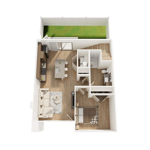 3 Bedroom Floor Plan at The Ranches at Gunsmoke, Maricopa, 85138